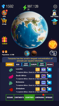 Herunterladen Idle World ! Gelegentlich für Android Bildschirmfoto 2