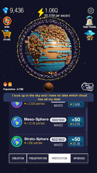 Herunterladen Idle World ! Gelegentlich für Android Bildschirmfoto 5