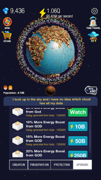 Herunterladen Idle World ! Gelegentlich für Android Bildschirmfoto 6