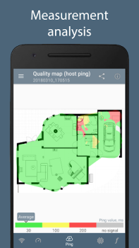 Herunterladen WiFi Heatmap Kommunikation für Android Bildschirmfoto 3