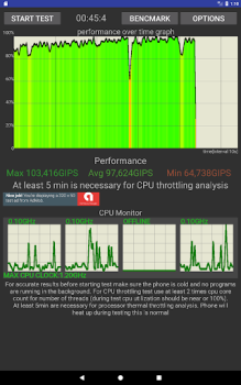 Herunterladen CPU Throttling Test Werkzeuge für Android Bildschirmfoto 5