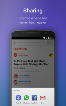 Herunterladen Super Fast Browser Kommunikation für Android Bildschirmfoto 4