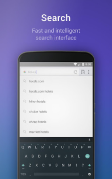 Herunterladen Super Fast Browser Kommunikation für Android Bildschirmfoto 5