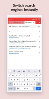 Herunterladen Vivaldi Browser Snapshot Kommunikation für Android Bildschirmfoto 5