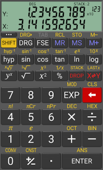 Herunterladen RealCalc Scientific Calculator Arbeit für Android Bildschirmfoto 2