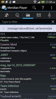 Herunterladen Meridian Player Video-Player und -Editoren für Android Bildschirmfoto 2