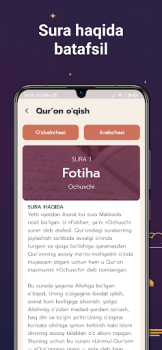 Herunterladen Quron Kitobi 2023 Bücher und Leitfäden für Android Bildschirmfoto 3