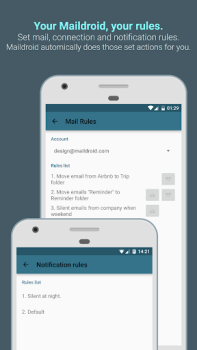 Herunterladen MailDroid - Email Application Kommunikation für Android Bildschirmfoto 6