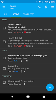 Herunterladen Nine - Email & Calendar Wirtschaft für Android Bildschirmfoto 3