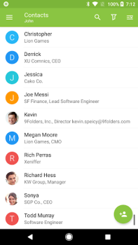 Herunterladen Nine - Email & Calendar Wirtschaft für Android Bildschirmfoto 4