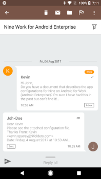 Herunterladen Nine - Email & Calendar Wirtschaft für Android Bildschirmfoto 7
