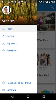 Herunterladen Office Delve Arbeit für Android Bildschirmfoto 2