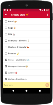 Herunterladen Einkaufsliste Einkaufen für Android Bildschirmfoto 2