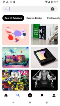 Herunterladen Behance – Kreative Portfolios Kunst & Design für Android Bildschirmfoto 2