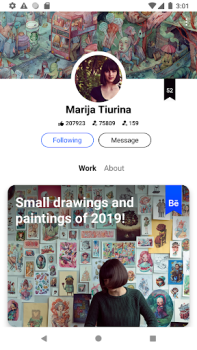 Herunterladen Behance – Kreative Portfolios Kunst & Design für Android Bildschirmfoto 3