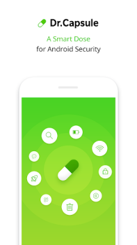 Herunterladen Dr.Capsule  Antivirus, Cleaner Werkzeuge für Android