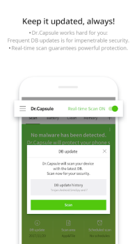 Herunterladen Dr.Capsule  Antivirus, Cleaner Werkzeuge für Android Bildschirmfoto 2
