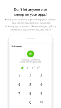 Herunterladen Dr.Capsule  Antivirus, Cleaner Werkzeuge für Android Bildschirmfoto 3