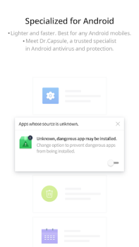 Herunterladen Dr.Capsule  Antivirus, Cleaner Werkzeuge für Android Bildschirmfoto 7