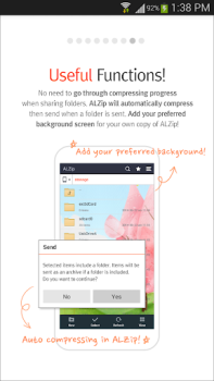 Herunterladen ALZip – File Manager & Unzip Werkzeuge für Android Bildschirmfoto 7