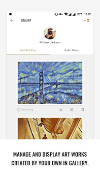 Herunterladen AI Art Image Generator – GoArt Foto für Android Bildschirmfoto 2
