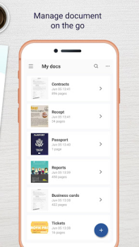 Herunterladen Easy Scanner Wirtschaft für Android Bildschirmfoto 2