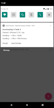 Herunterladen LibreTorrent Video-Player und -Editoren für Android Bildschirmfoto 7