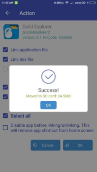Herunterladen App2SD: Universalwerkzeug [ROO Werkzeuge für Android Bildschirmfoto 7