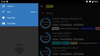 Herunterladen BiglyBT - Torrent-Downloader Werkzeuge für Android Bildschirmfoto 6