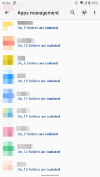 Herunterladen Storage Isolation Werkzeuge für Android Bildschirmfoto 2