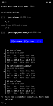 Herunterladen CPDT Benchmark〉Storage, memory Werkzeuge für Android Bildschirmfoto 6