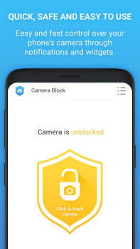 Herunterladen Kamera Blocker: Sperre & Guard Werkzeuge für Android Bildschirmfoto 3