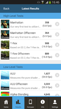 Herunterladen GFXBench Benchmark Werkzeuge für Android Bildschirmfoto 5