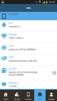 Herunterladen GFXBench Benchmark Werkzeuge für Android Bildschirmfoto 6