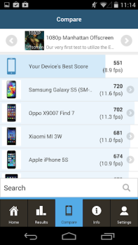 Herunterladen GFXBench Benchmark Werkzeuge für Android Bildschirmfoto 7