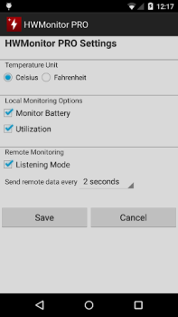 Herunterladen HWMonitor PRO Werkzeuge für Android Bildschirmfoto 4