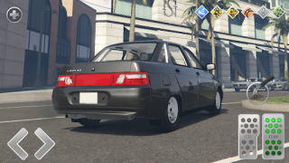 Herunterladen Lada 2110: Urban Simulator Rennen für Android Bildschirmfoto 6