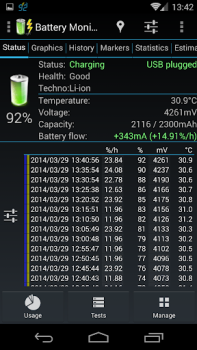 Herunterladen 3C Battery Manager Werkzeuge für Android Bildschirmfoto 3