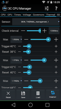 Herunterladen 3C CPU Manager (root) Werkzeuge für Android Bildschirmfoto 4