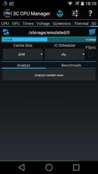 Herunterladen 3C CPU Manager (root) Werkzeuge für Android Bildschirmfoto 5