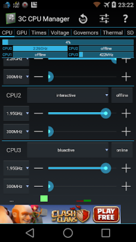Herunterladen 3C CPU Manager (root) Werkzeuge für Android Bildschirmfoto 7
