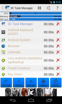 Herunterladen 3C Task Manager Werkzeuge für Android Bildschirmfoto 2