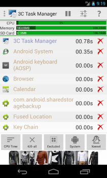 Herunterladen 3C Task Manager Werkzeuge für Android Bildschirmfoto 3