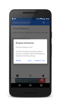 Herunterladen Ringtone Randomizer Personalisierung für Android Bildschirmfoto 2