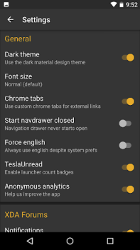 Herunterladen XDA Kommunikation für Android Bildschirmfoto 7