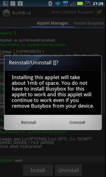Herunterladen BusyBox Werkzeuge für Android Bildschirmfoto 3