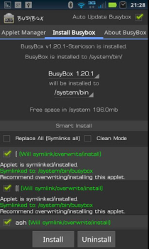 Herunterladen BusyBox Werkzeuge für Android Bildschirmfoto 4