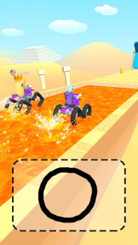 Herunterladen Scribble Rider! Aktion für Android Bildschirmfoto 2