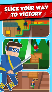 Herunterladen Mr Ninja - Slicey Puzzles Puzzle-Spiele für Android Bildschirmfoto 4