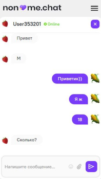 Herunterladen Анонимный чат [NoName.Chat] Partnersuche für Android Bildschirmfoto 3